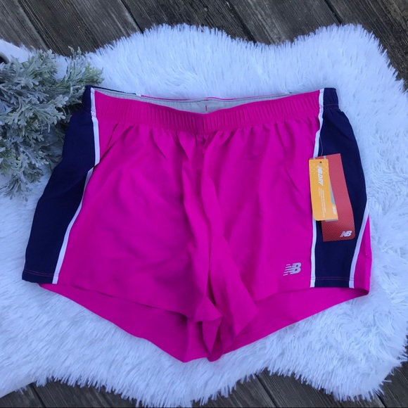 New Balance 3" Pink Shorts NWT - Picture 2 of 7